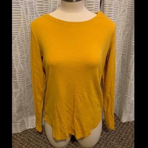Lord & Taylor Mustard Yellow Shirt M